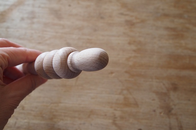 木工挽物　ツボ押し　マッサージ　つくしんぼう